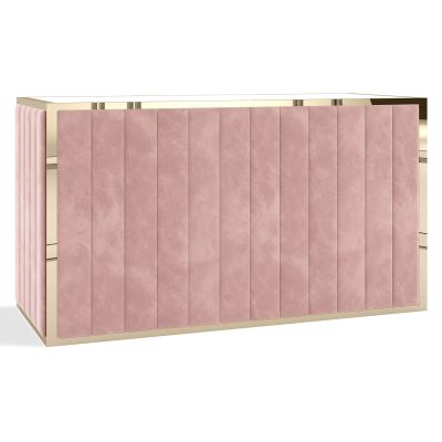 Image of Milo Bar, Gold Frame, Velvet Blush